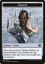 Teferi, Temporal Archmage Emblem mtg card