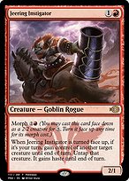 Jeering Instigator from Magic Online Promos painted by Willian Murai