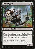 Gravedigger from Commander Anthology Volume II painted by Dermot Power