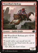 Weaselback Redcap from Jumpstart 2022 painted by Grzegorz Rutkowski