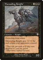 Marauding Knight from Invasion painted by Daren Bader