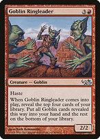 Goblin Ringleader from Duel Decks: Elves vs. Goblins painted by Mark Romanoski