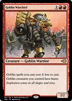 Goblin Warchief from Magic Online Promos painted by Mark Zug