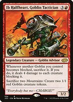 Ib Halfheart, Goblin Tactician from Jumpstart 2022 painted by Wayne Reynolds
