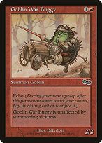 Goblin War Buggy from Urza's Saga painted by DiTerlizzi