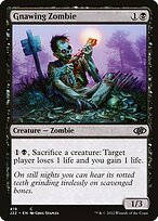 Gnawing Zombie from Jumpstart 2022 painted by Greg Staples