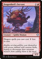 Dragonlord's Servant from Starter Commander Decks painted by Steve Prescott