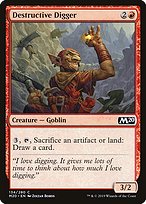 Destructive Digger from Core Set 2020 painted by Zoltan Boros
