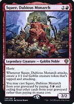 Squee, Dubious Monarch from Dominaria United Promos painted by Zoltan Boros