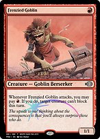 Frenzied Goblin from Magic Online Promos painted by Kev Walker