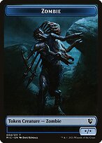 Zombie from Midnight Hunt Commander Tokens painted by Dave Kendall