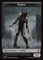Zombie from Foundations Tokens painted by Anna Steinbauer