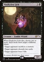 Vindictive Lich from Secret Lair Drop painted by Alexandre Chaudret