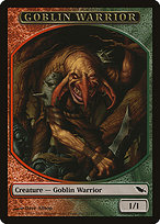 Goblin Warrior from Shadowmoor Tokens painted by Dave Allsop