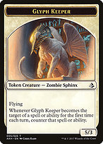 Glyph Keeper from Amonkhet Tokens painted by Chris Rahn