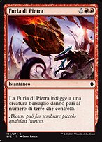 Furia di Pietra (Stonefury) · Battle for Zendikar (BFZ) #156 · Scryfall  Magic The Gathering Search