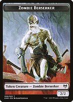 Zombie Berserker from Kaldheim Tokens painted by Igor Kieryluk