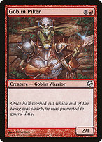 Goblin Piker from Duels of the Planeswalkers painted by DiTerlizzi