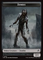 Zombie from Innistrad Remastered Tokens painted by Anna Steinbauer