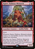 Squee, Dubious Monarch from Dominaria United Promos painted by Zoltan Boros