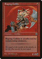 Raging Goblin from Portal Second Age painted by Jeff Miracola