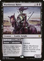 Murderous Rider // Swift End from Throne of Eldraine painted by Josh Hass