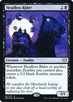 Headless Rider from Innistrad: Crimson Vow Promos painted by E. M. Gist