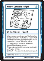 Map to Lorthos's Temple