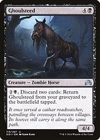 Ghoulsteed from Shadows over Innistrad painted by Jason Kang
