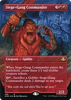 Siege-Gang Commander from Dominaria Remastered painted by Jeff Miracola