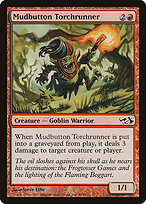 Mudbutton Torchrunner from Duel Decks: Elves vs. Goblins painted by Steve Ellis