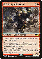 Goblin Rabblemaster from Magic 2015 painted by Svetlin Velinov