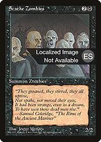 Scathe Zombies from Fourth Edition Foreign Black Border painted by Jesper Myrfors
