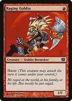 Raging Goblin from Ninth Edition painted by Jeff Miracola
