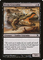 Dross Crocodile from Tenth Edition painted by Carl Critchlow
