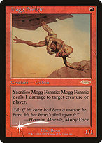 Mogg Fanatic from Friday Night Magic 2002 painted by Brom