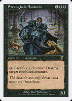 Stronghold Assassin from Seventh Edition painted by Ron Walotsky
