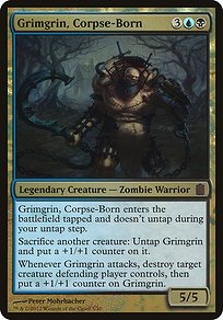 Grimgrin, Corpse-Born from Commander's Arsenal Oversized painted by Peter Mohrbacher