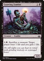 Gnawing Zombie from Modern Masters 2017 painted by Greg Staples