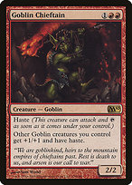 Goblin Chieftain from Magic 2010 painted by Sam Wood