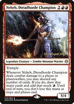 Neheb, Dreadhorde Champion from War of the Spark Promos painted by Igor Kieryluk