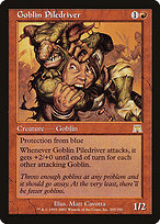 Goblin Piledriver from Onslaught painted by Matt Cavotta