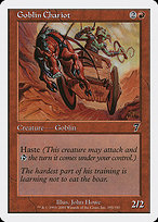 Goblin Chariot from Seventh Edition painted by John Howe