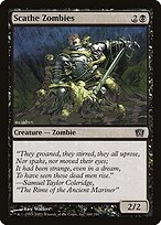Scathe Zombies from Eighth Edition painted by Kev Walker