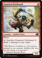 Fanatical Firebrand from Jumpstart 2022 painted by Wayne Reynolds