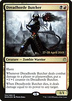 Dreadhorde Butcher from War of the Spark Promos painted by Piotr Dura