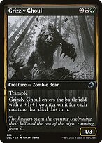 Grizzly Ghoul from Innistrad: Double Feature painted by Vincent Proce